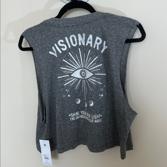 Spiritual Gangster Charcoal Muscle Tee - Picture 2 of 7